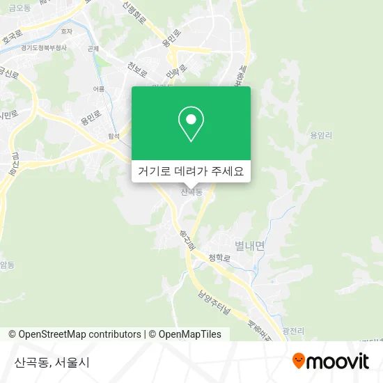 산곡동 지도