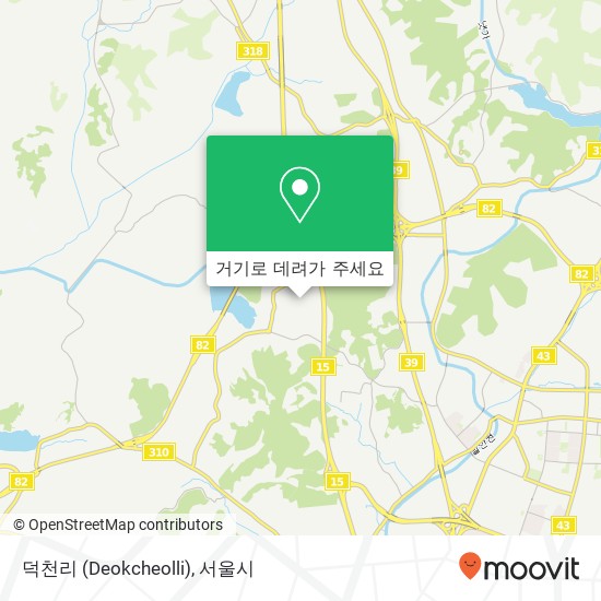 덕천리 (Deokcheolli) 지도