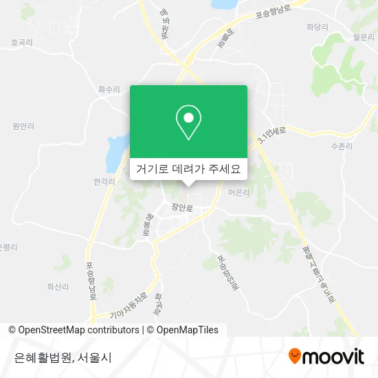 은혜활법원 지도