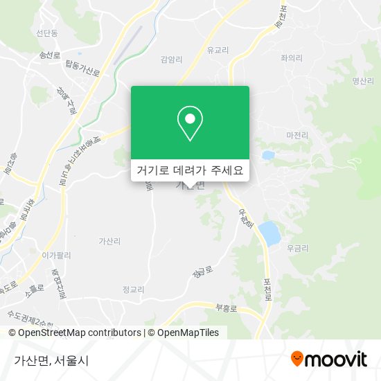 가산면 지도