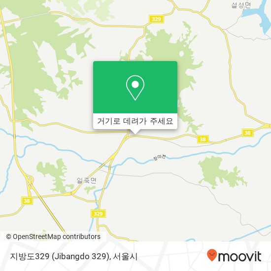 지방도329 (Jibangdo 329) 지도