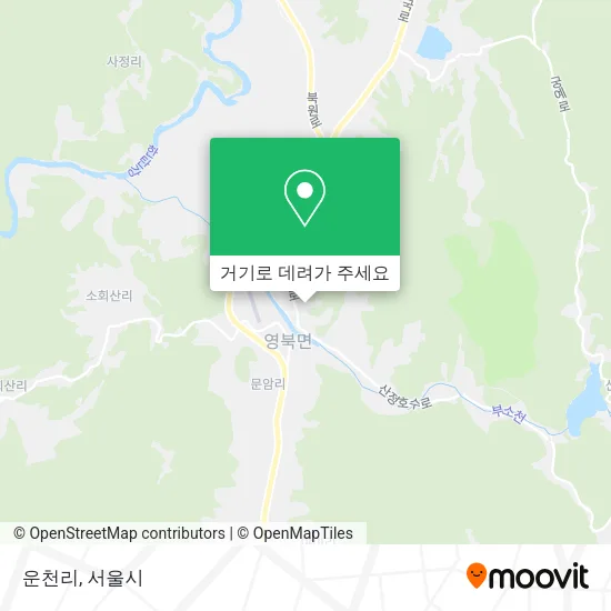 운천리 지도