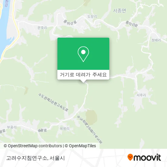 고려수지침연구소 지도