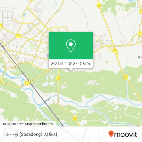 소사동 (Sosadong) 지도