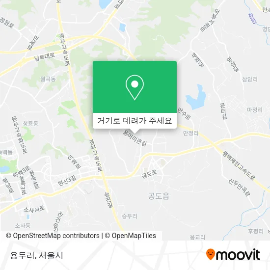 용두리 지도