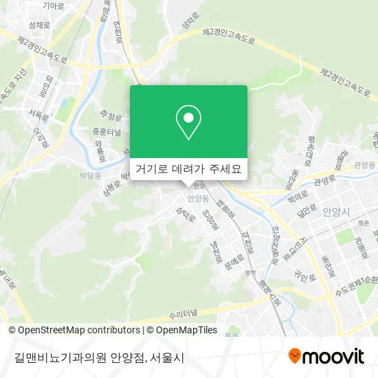 길맨비뇨기과의원 안양점 지도