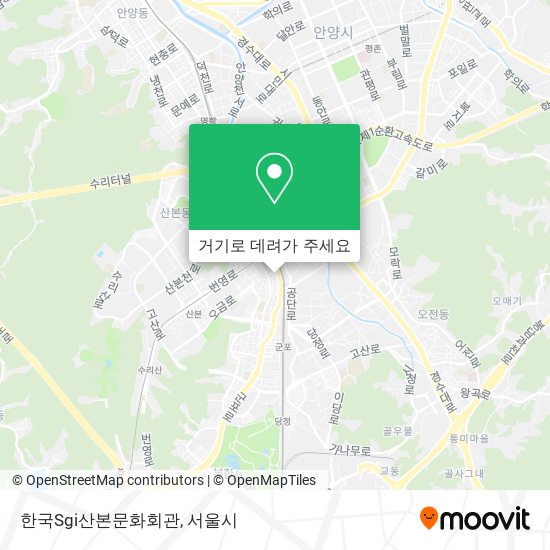 한국Sgi산본문화회관 지도