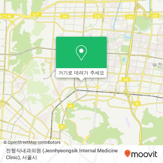 전형식내과의원 (Jeonhyeongsik Internal Medicine Clinic) 지도
