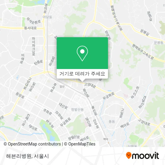 해븐리병원 지도