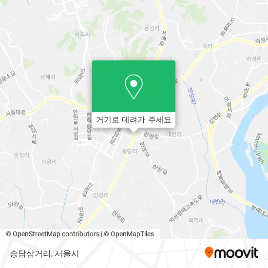 송담삼거리 지도