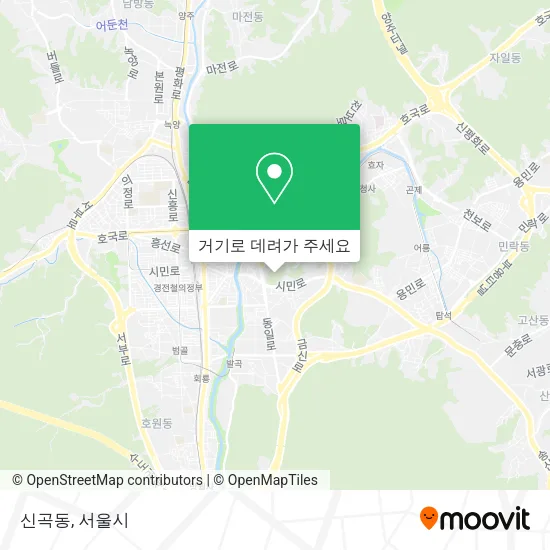 신곡동 지도
