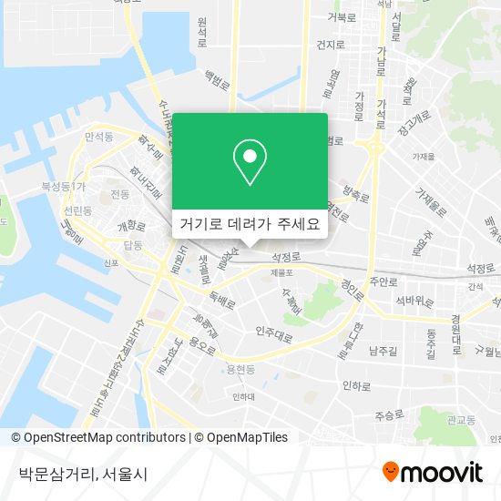 박문삼거리 지도