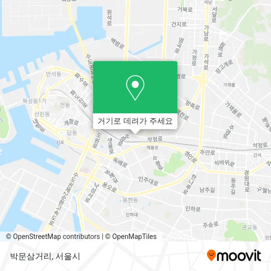 박문삼거리 지도
