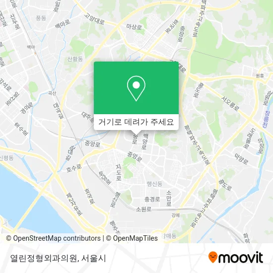 열린정형외과의원 지도