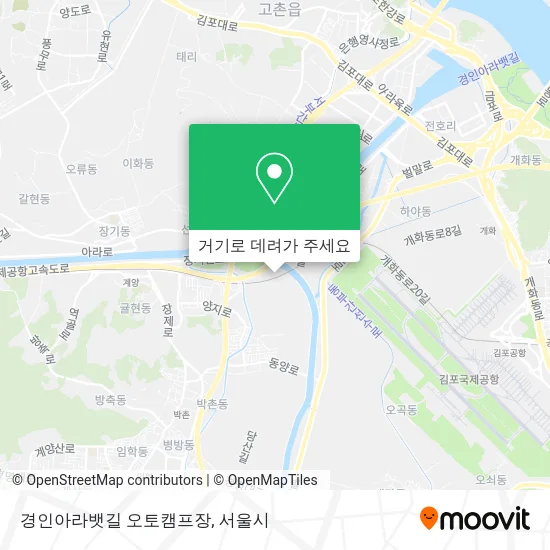 경인아라뱃길 오토캠프장 지도