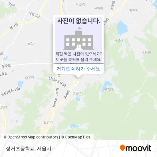 성거초등학교 지도