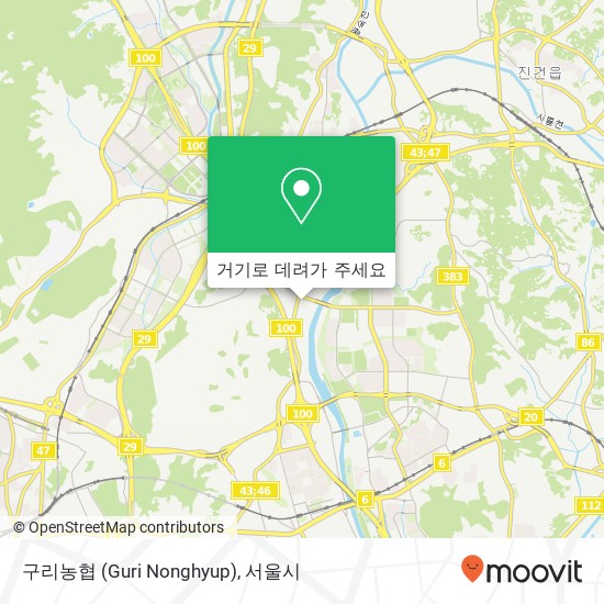 구리농협 (Guri Nonghyup) 지도