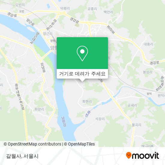 갈월사 지도