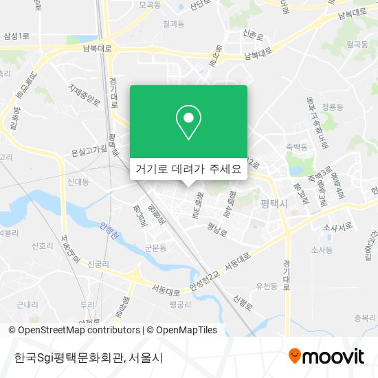 한국Sgi평택문화회관 지도