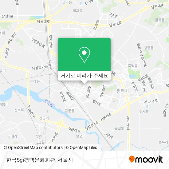 한국Sgi평택문화회관 지도