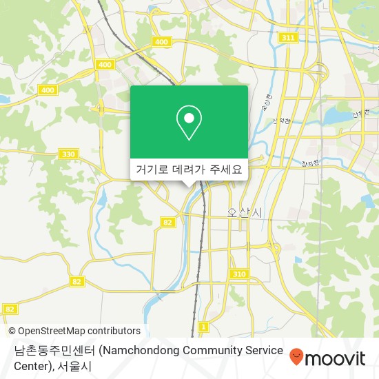 남촌동주민센터 (Namchondong Community Service Center) 지도