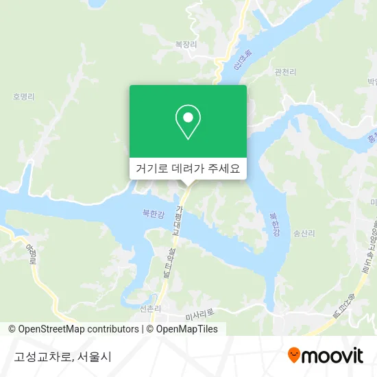 고성교차로 지도