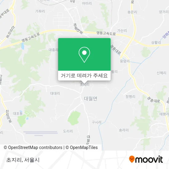 초지리 지도