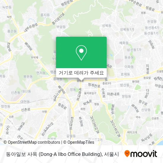동아일보 사옥 (Dong-A Ilbo Office Building) 지도
