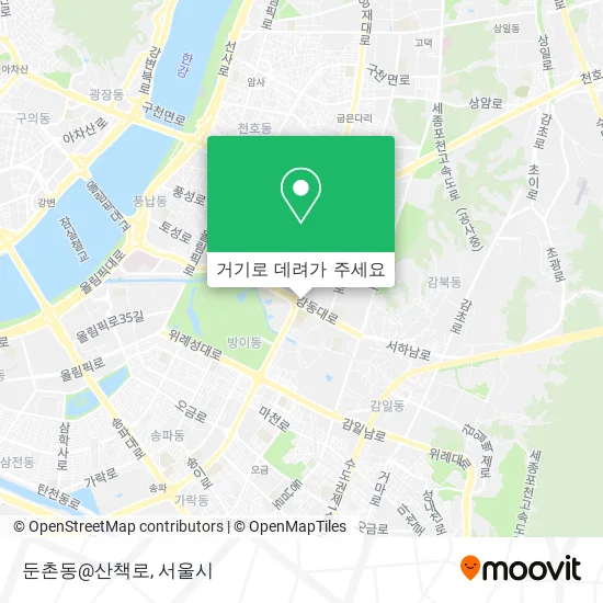 둔촌동@산책로 지도