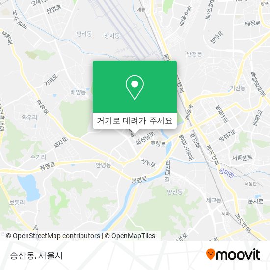 송산동 지도