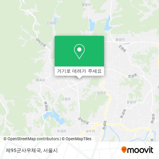 제95군사우체국 지도