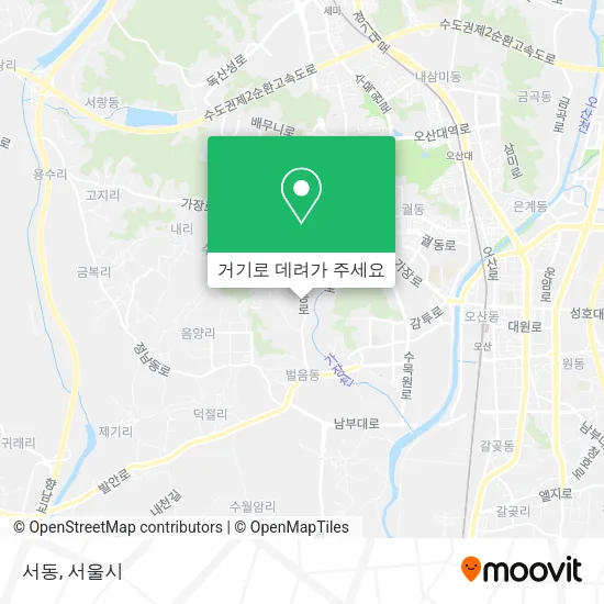 서동 지도