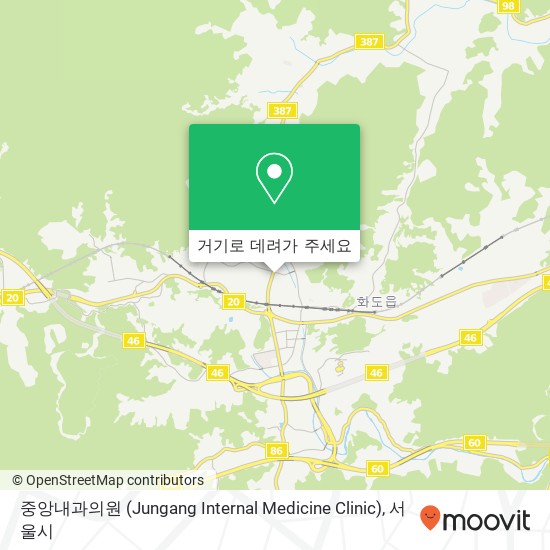 중앙내과의원 (Jungang Internal Medicine Clinic) 지도