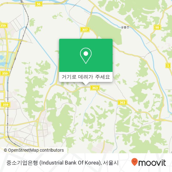 중소기업은행 (Industrial Bank Of Korea) 지도