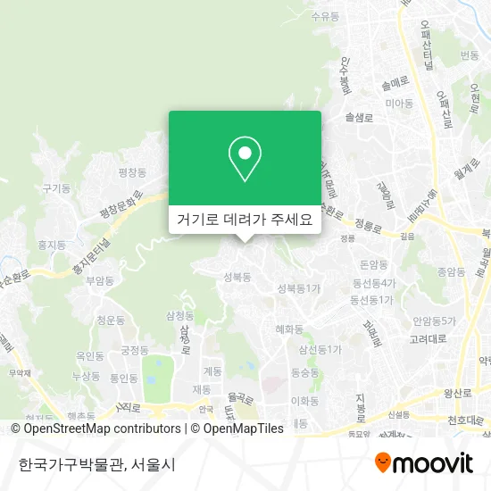 한국가구박물관 지도