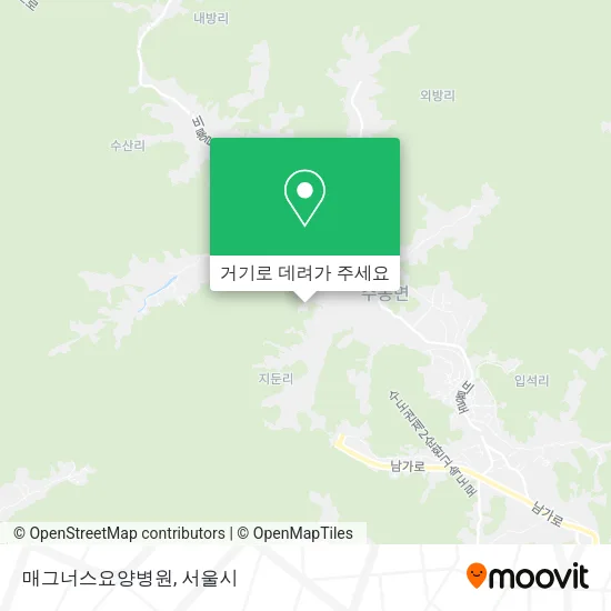 매그너스요양병원 지도