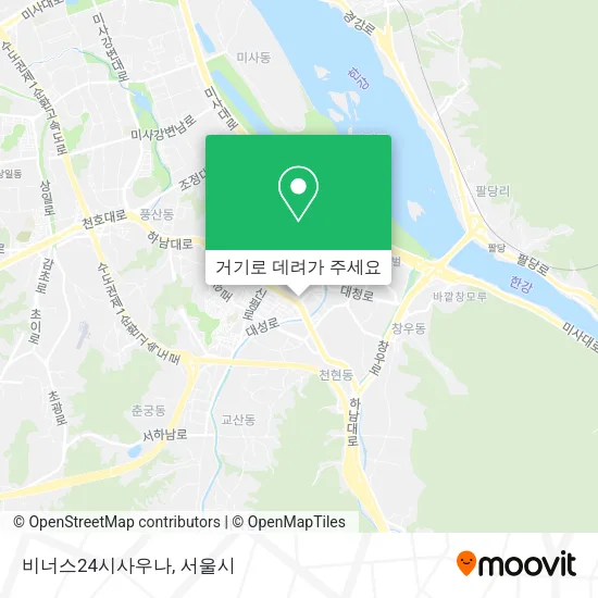 비너스24시사우나 지도