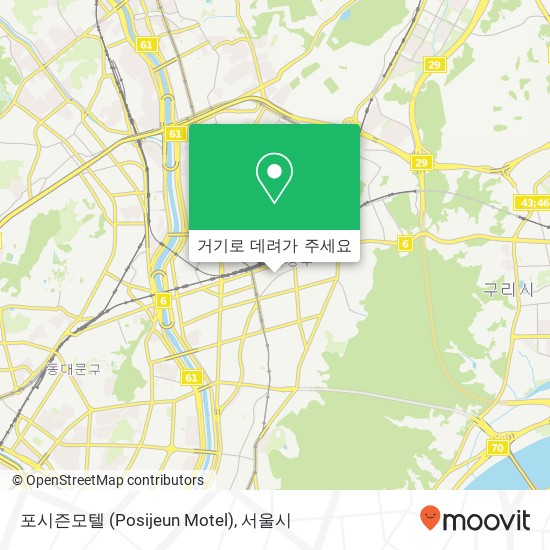 포시즌모텔 (Posijeun Motel) 지도