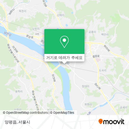 양평읍 지도