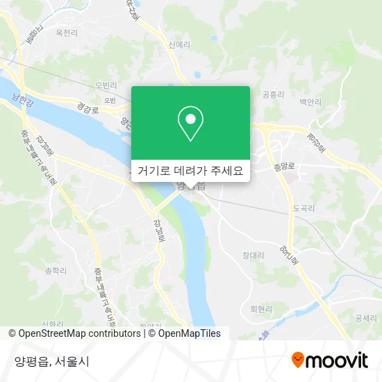 양평읍 지도