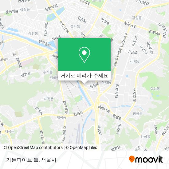 가든파이브 툴 지도