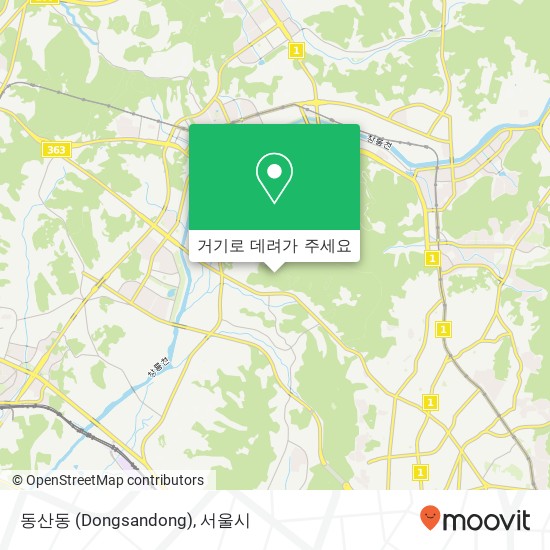 동산동 (Dongsandong) 지도