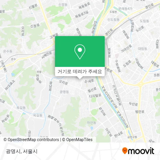 광명시 지도
