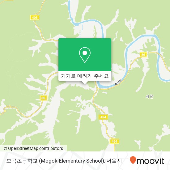 모곡초등학교 (Mogok Elementary School) 지도