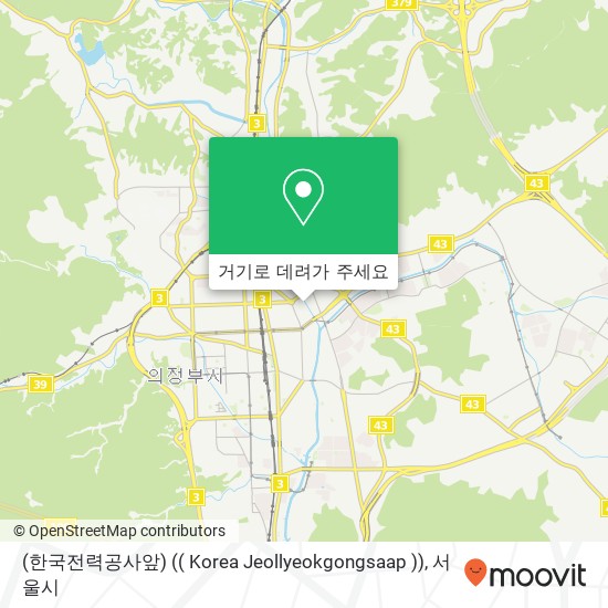 (한국전력공사앞) (( Korea Jeollyeokgongsaap )) 지도