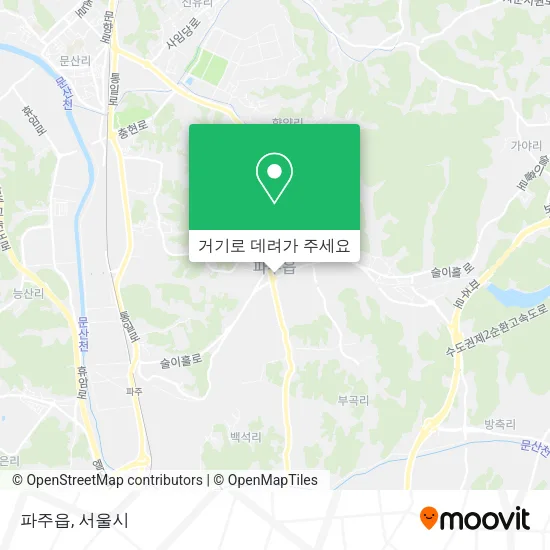 파주읍 지도