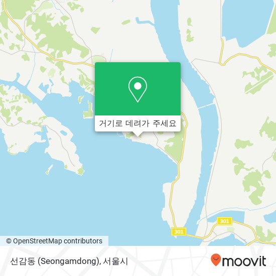 선감동 (Seongamdong) 지도