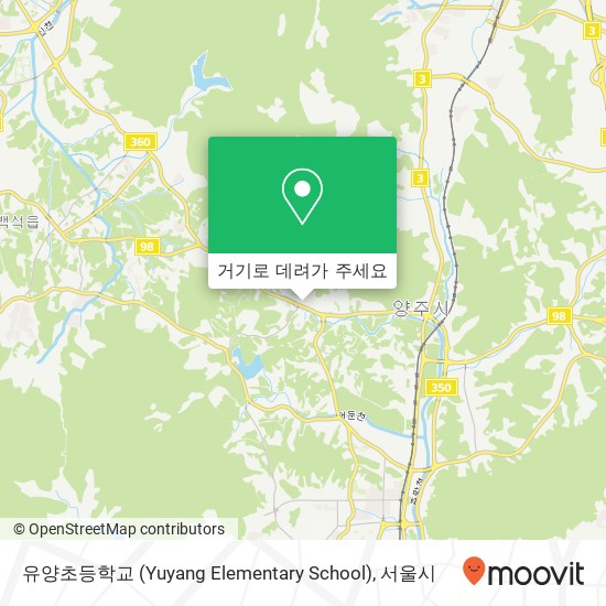 유양초등학교 (Yuyang Elementary School) 지도
