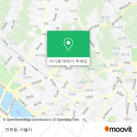 연희동 지도