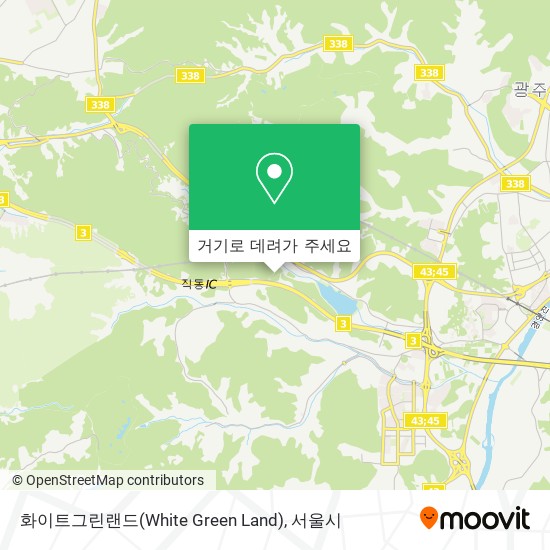 화이트그린랜드(White Green Land) 지도